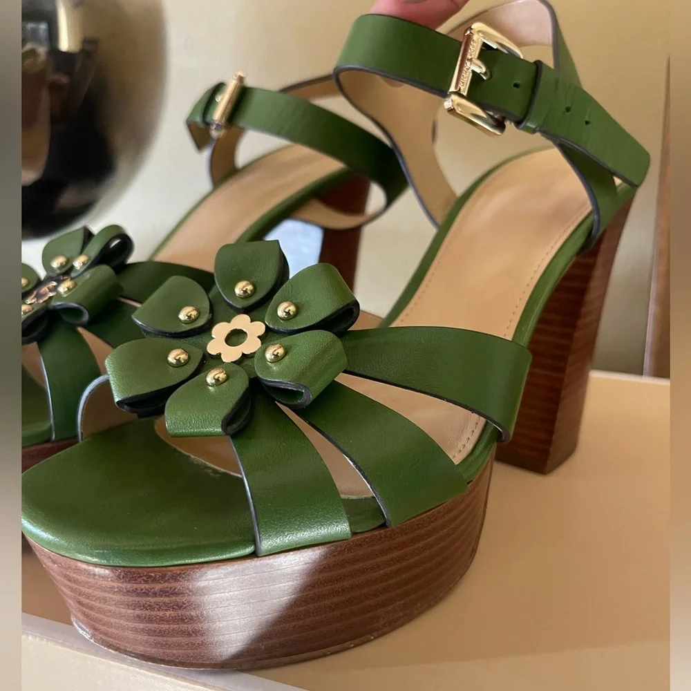 Michael Kors Tara Platform Sandals - Picture 1 of 9